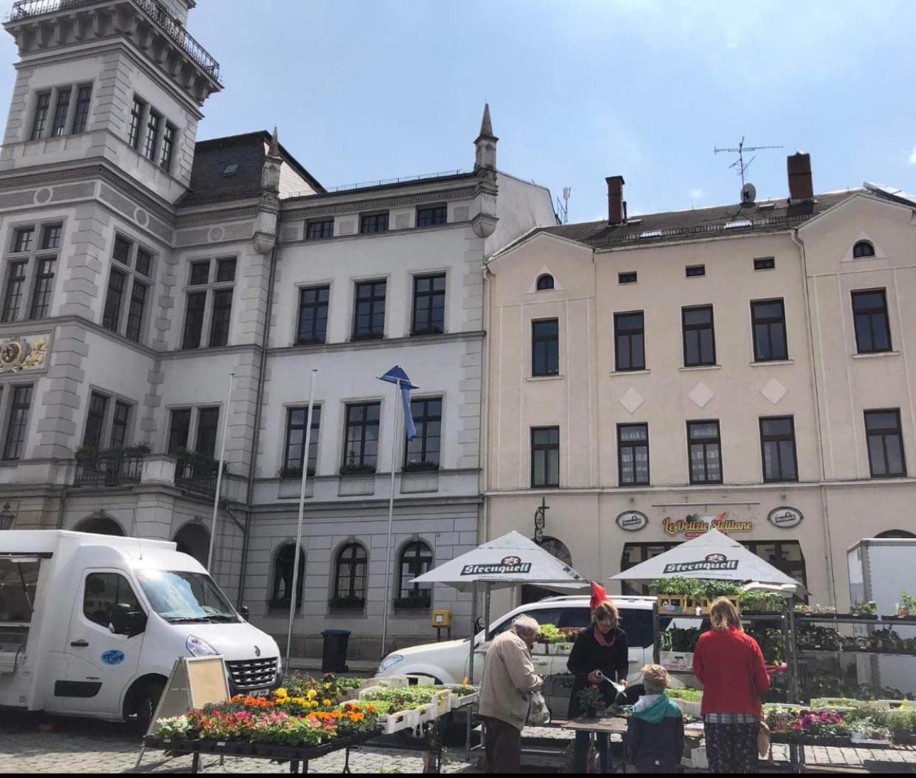 Ein Zimmer Wohnung Am Markt Oelsnitz  Zewnętrze zdjęcie